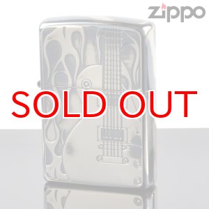 画像: 【f】Zippo ジッポライター 1201s387 ZPファイヤーギターSV　両面エッチング【】