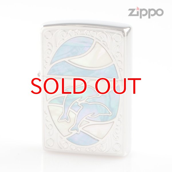 画像1: Zippo ジッポライター 1201s602 シェルドルフィン WHBL (1)