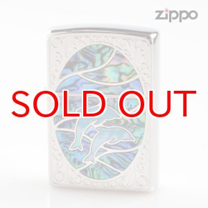 画像: Zippo ジッポライター 1201s603 シェルドルフィン GRBL