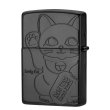 画像2: 【f送料無料・新品・正規品】ZIPPO ラッキーキャットBK 両面加工 招き猫 FCZP 1201s686 【】 (2)