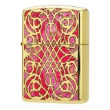 画像: 【f送料無料・新品・正規品】ZIPPO アーマーアラベスク　YGD 両面加工 FCZP 1201s697 【】