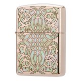 画像: 【f送料無料・新品・正規品】ZIPPO アーマーアラベスク　PKG 両面加工 FCZP 1201s698 【】