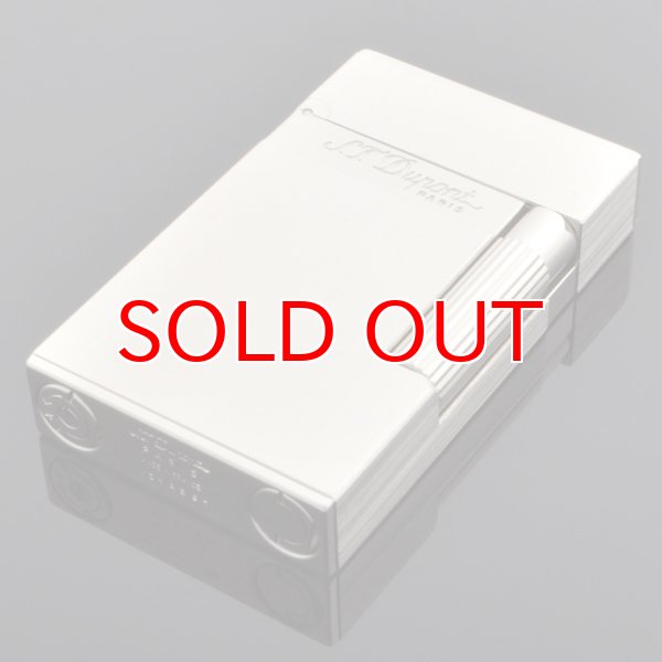 画像3: デュポン ライター [Dupont] LIGNE2 16404 刷毛目仕上げ モチーフ パラディウム フィニッシュ（ガス1本・フリント1シート特典付）フリントガスライター 【】 (3)