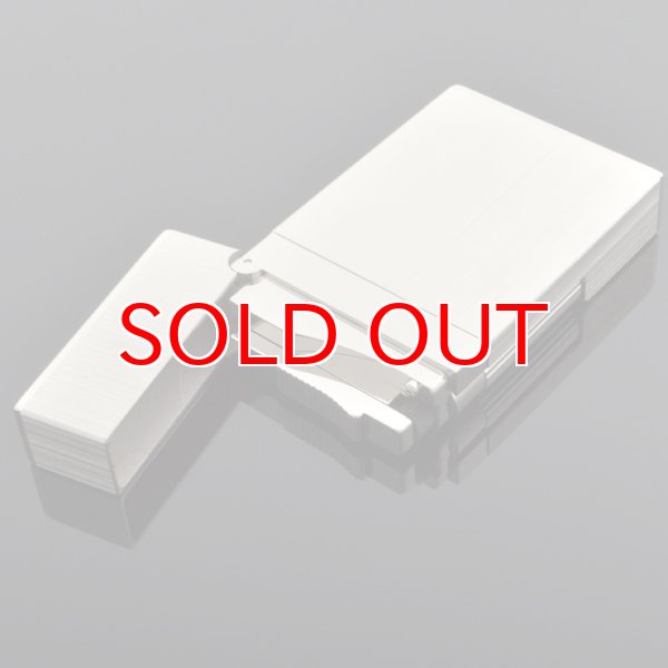 画像4: デュポン ライター [Dupont] LIGNE2 16404 刷毛目仕上げ モチーフ パラディウム フィニッシュ（ガス1本・フリント1シート特典付）フリントガスライター 【】 (4)