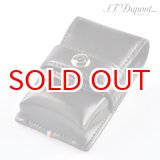 画像: デュポン ライター [Dupont] レザーライターケース ブラック 180024 LIGHTER CASE デュポン 【】