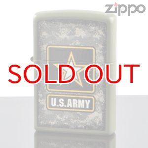 画像: 【y】 ZIPPO＃200 US Army logo camouflage background アメリカ陸軍ロゴ USAオリジナルZIPPO (28631zp) 【】