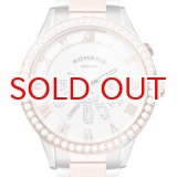 画像: ROMAGO DESIGN[ロマゴデザイン] RM019-0214SS-RGWH Luxury series ミラー文字盤 クォーツ 腕時計 ブランド ファッション 腕時計