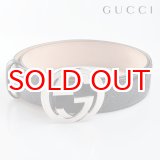 画像: GUCCI メンズ グッチシマソフト ベルト 411924 CWC1N1000 ブラック 90cm 411924cwc1n