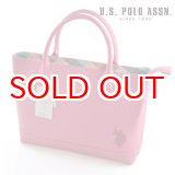 画像: US POLO ASSN 650250 USPA-1905 pink　サフィアノ　トートバッグ