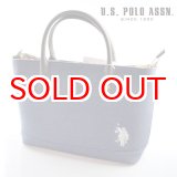 画像: US POLO ASSN 689336 USPA-2603ネイビー　トートバッグ