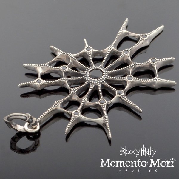 画像4: アラネアペンダント wブラックスピネル Memento Mori Collection BloodyMary [ブラッディマリー] bmp1218-bsp (4)