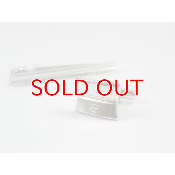 画像1: courreges（クレージュ）カフス＆タイピンセットct3001-cc5001 【】 (1)