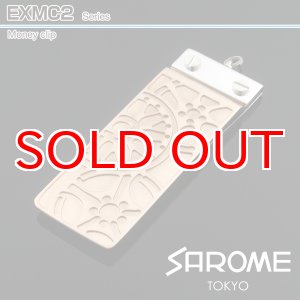 画像: 【】 サロメ[SAROME] マネークリップ　exmc2-05　ローズゴールド ホイールデザイン ダイヤカット　( Sarome サロメ　ブランド ライター )sarome サロメ アクセサリー 【】