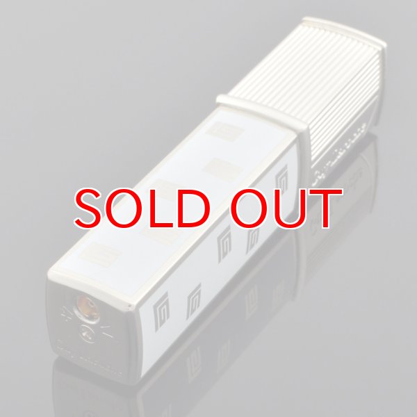 画像4: ギラロッシュ ライター gl01-0003 ダイアシルバープリント白 [guy laroche] 電子ガスライター)  【】 (4)