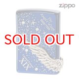 画像: ZIPPO ＃200 イオンラピスブルー エンジェルウィング PAW-119BLS 限定1000個