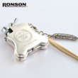 画像4: ロンソン オイルライター バンジョー [RONSON] r012016s イーグルコレクション シルバー古美 2016 Limited Edition (4)
