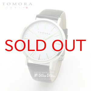 画像: TOMORA TOKYO t-1601-gwhbk 日本製クォーツ腕時計 T-1601 GWHBK
