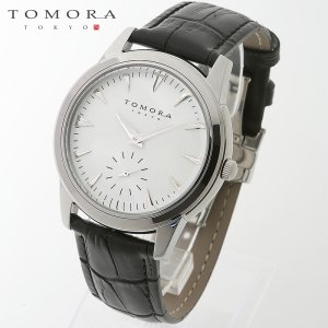 画像: TOMORA TOKYO t-1602-sswh 日本製クォーツ スモールセコンド腕時計 T-1602 SSWH