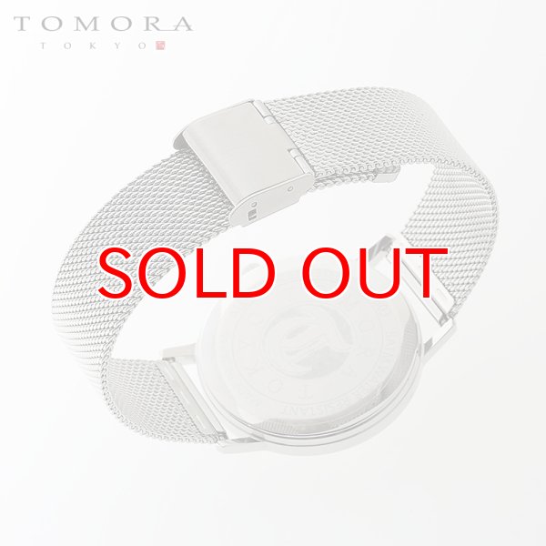画像4: TOMORA TOKYO t-1603-pwh 日本製クォーツ 日付・曜日カレンダー付き 腕時計 T-1603 PWH (4)