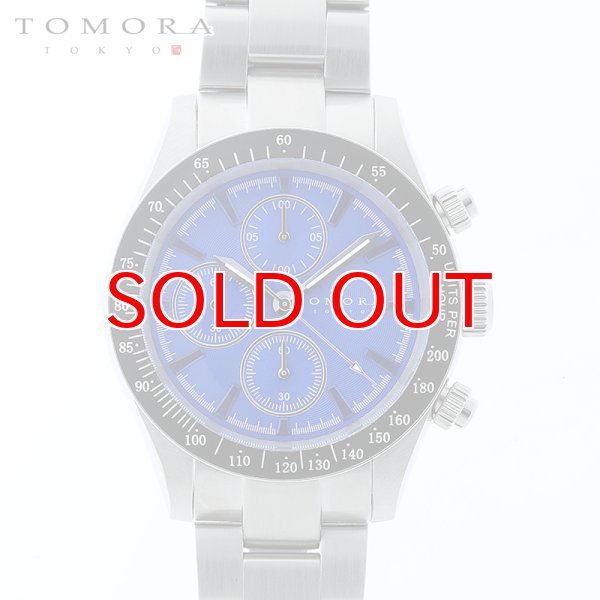 画像2: TOMORA TOKYO t-1604-ssbl 日本製クォーツ クロノグラフ 腕時計 T-1604 SSBL (2)