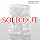 画像: 【y】ZIPPO zp-tr-gib 天龍 古美シルバー　フルメタル アーマー ジャケット ( zippo ジッポー )　オイルライター 【】