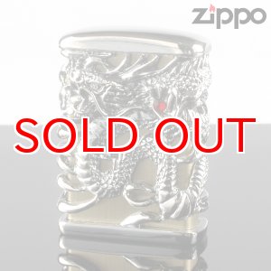 画像: 【y】ZIPPO zp-tr-gib 天龍 古美シルバー　フルメタル アーマー ジャケット ( zippo ジッポー )　オイルライター 【】