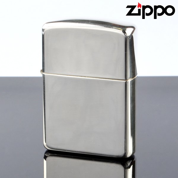 画像1: 【m】Zippo ジッポライター zp105035 塊 AROMORミガキ 超越銀メッキ 【】 (1)