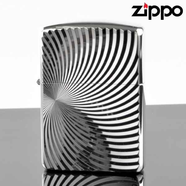 y】 ZIPPO＃162 アーマージッポー 両面深彫りスパイラル 16dc-3