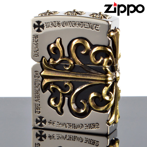 m】 ZIPPO 2FMJ-SIDECRSG フルメタルジャケット セブン イージス 真鍮